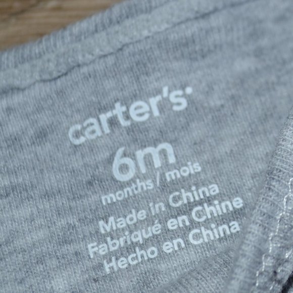 Carter's 6 Month Baby Onesies Clothing & Pajamas Bundle Set Lot - Picture 4 of 6